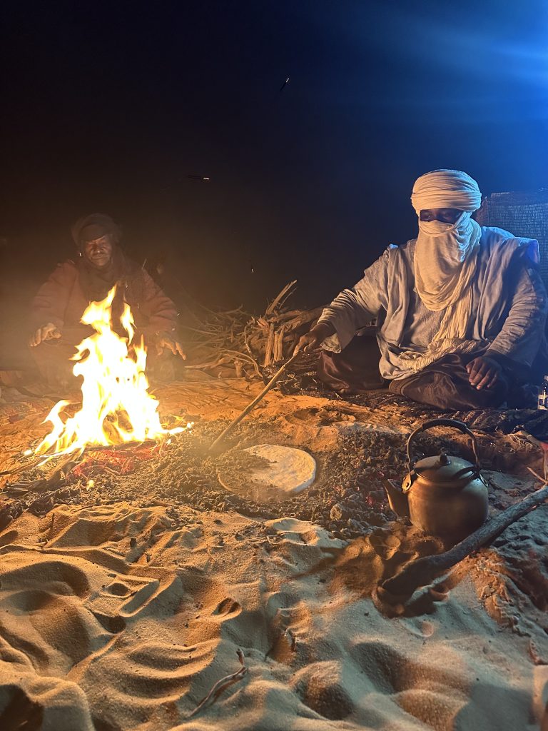 desert campfire
